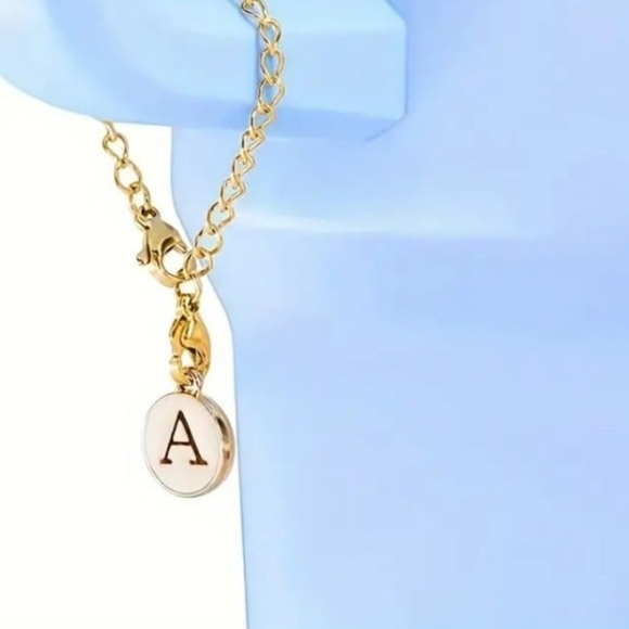 J gold Alphabet Letter Charm Accessories Stanley Cup ID Name Initial Letter - Picture 11 of 11